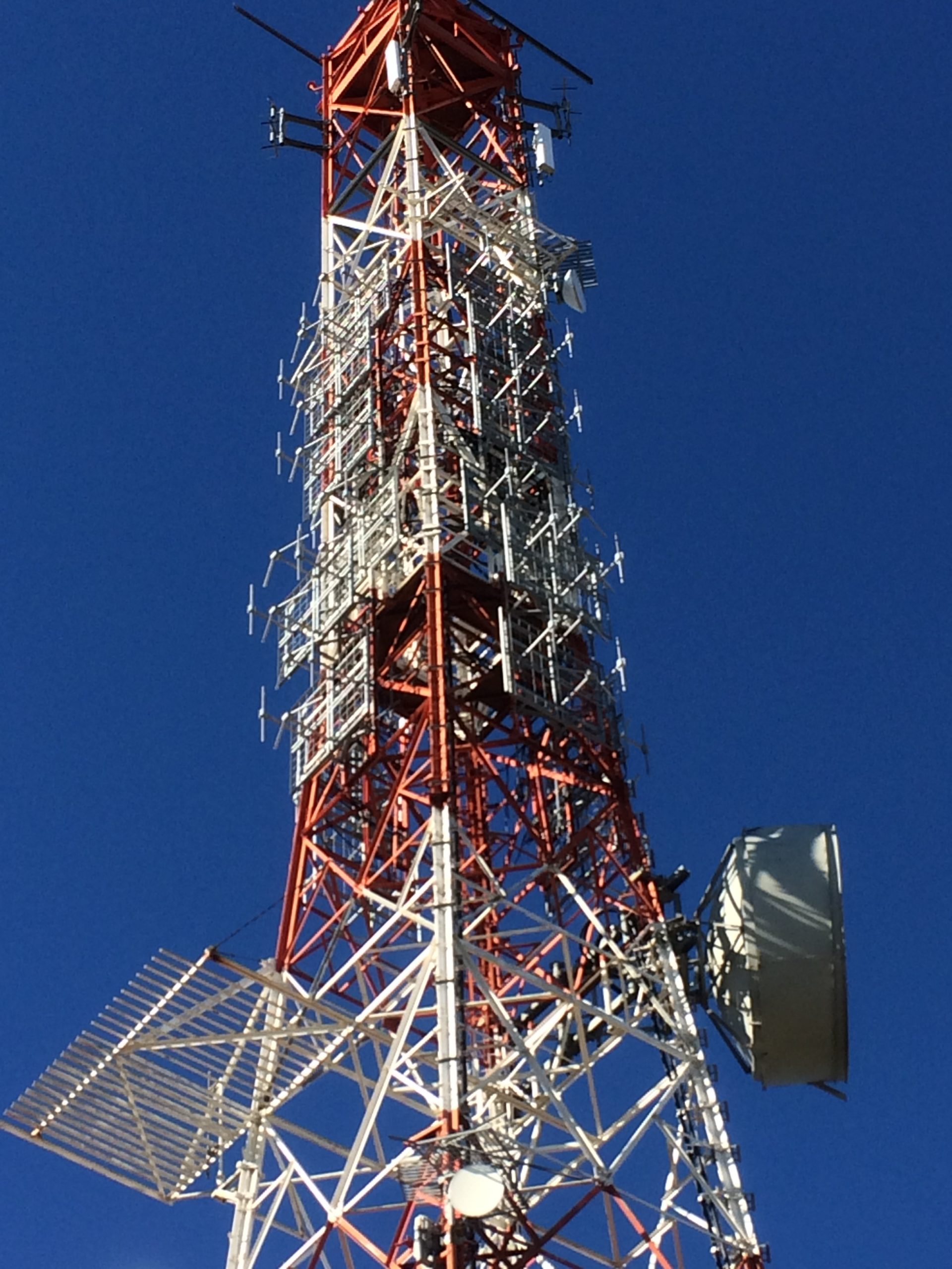 New FM antenna system at Monte Cammarata station, Cammarata, Italy